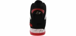 Basketball Shoes|FILA Dereverse Men’s Wide-Width Hi-Top Basketball Sneaker Black