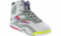 Basketball Shoes|FILA Dereverse Women's Hi-Top Basketball Shoe White