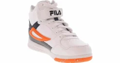 Athletics & Sneakers|FILA Multiverse Youth Boys’ (13-7) Hi-Top Sneaker White