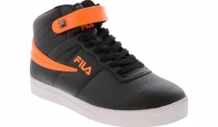 Athleisure & Casual|Sneakers|FILA Vulc 13 MP Patent Flag Men's High-Top Sneaker Black