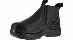 Safety Toe Boots|FLORSHEIM Hercules 6 inch Double Gore Women's Met Guard Steel Toe Work Boot Black