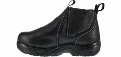 Safety Toe Boots|FLORSHEIM Hercules 6 inch Double Gore Women's Met Guard Steel Toe Work Boot Black