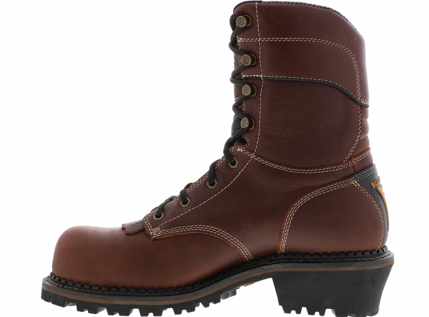 Safety Toe Boots|GEORGIA BOOTS 9 Inch Logger Men's Composite Toe Work Boot Brown