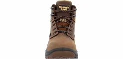 Safety Toe Boots|Slip Resistant|GEORGIA BOOTS OT Men's Alloy Toe Work Boot Brown
