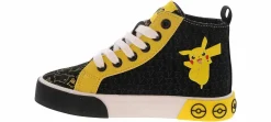 Athletics & Sneakers|Casual|GROUND UP Pikachu Youth Boys’ (11-4) Hi-Top Sneaker Black