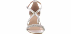 Heeled Sandals|Special Occasion|HEART IN D Cercie Women’s Fashion Heel Silver