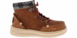 Boots|HEYDUDE Bradley Toddler Boys' (5-10) Comfort Boot Brown