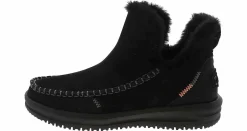Flat|Comfort Shoes|HEYDUDE Camden Suede Women’s Casual Shoe Black