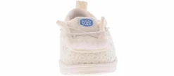Casual|HEYDUDE Lil Dude Prints Eyelet Infant Girls’ (2-4) Casual Shoe White