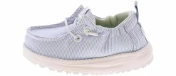 Casual|HEYDUDE Lil Dude Slip-on Denim Infant Boys’ (2-4) Casual Shoe Blue