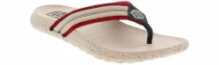 Flip Flops|HEYDUDE Myers Americana Red Men's Thong Sandal White