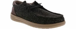Comfort Shoes|HEYDUDE Paul Knit Men's Casual Shoe Black