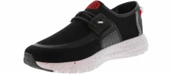 Athleisure & Casual|Slip-On|HEYDUDE Sirocco Active Men's Casual Sneaker Black