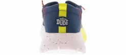 Casual|HEYDUDE Sirocco Play Sport Stripe Youth Boys’ (11-7) Athletic Shoe Blue
