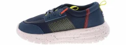 Casual|HEYDUDE Sirocco Play Sport Stripe Youth Boys’ (11-7) Athletic Shoe Blue