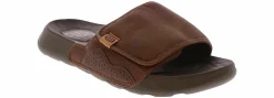 Slides|Comfort Sandals|HEYDUDE South Shore Men's Slide Sandal Brown