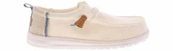 Canvas Shoes|Comfort Shoes|HEYDUDE Summer Linen Men's Casual Shoe White