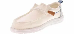 Canvas Shoes|Comfort Shoes|HEYDUDE Summer Linen Men's Casual Shoe White