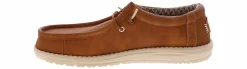 Comfort Shoes|HEYDUDE Wally Classic Men’s Casual Shoe Brown