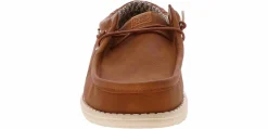 Comfort Shoes|HEYDUDE Wally Classic Men’s Casual Shoe Brown