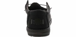Comfort Shoes|HEYDUDE Wally Classic Men’s Casual Shoe Black