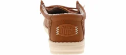 Casual|HEYDUDE Wally Classic Youth Boys' (11-7) Casual Shoe Brown