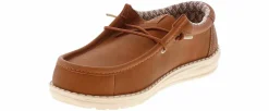 Casual|HEYDUDE Wally Classic Youth Boys' (11-7) Casual Shoe Brown