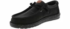 Comfort Shoes|HEYDUDE Wally Elevated Basics Men’s Casual Shoe Black