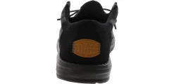 Comfort Shoes|HEYDUDE Wally Funk Waffle Plaid Men's Casual Shoe Black