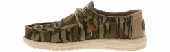 Canvas Shoes|Comfort Shoes|HEYDUDE Wally Mossy Oak Men’s Casual Shoe Multicolor