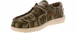 Canvas Shoes|Comfort Shoes|HEYDUDE Wally Mossy Oak Men’s Casual Shoe Multicolor