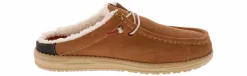Canvas Shoes|Comfort Shoes|HEYDUDE Wally Slip Warmth Men’s Clog Brown
