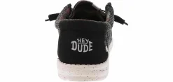 Canvas Shoes|Comfort Shoes|HEYDUDE Wally Sox Men’s Casual Shoe Black