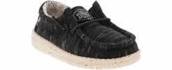 Casual|HEYDUDE Wally Stretch Toddler Boys' (7-10) Casual Shoe Black