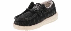 Casual|HEYDUDE Wally Stretch Toddler Boys' (7-10) Casual Shoe Black
