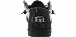 Canvas Shoes|Comfort Shoes|HEYDUDE Wally Stretch Dark Web Men’s Casual Shoe Grey