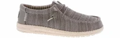 Comfort Shoes|Comfort|HEYDUDE Wally Stretch Mesh Men's Wide-Width Casual Shoe Grey