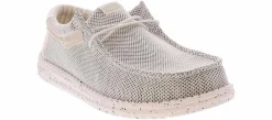 Comfort Shoes|HEYDUDE Wally Stretch Sox Men’s Casual Shoe Grey