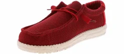 Comfort Shoes|HEYDUDE Wally Stretch Sox Men’s Casual Shoe Red