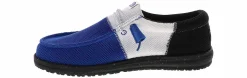 Canvas Shoes|Comfort Shoes|HEYDUDE Wally Tri Varsity Men's Casual Shoe Blue
