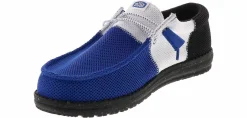 Canvas Shoes|Comfort Shoes|HEYDUDE Wally Tri Varsity Men's Casual Shoe Blue
