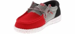 Casual|HEYDUDE Wally Tri Varsity Toddler Boys' (5-10) Casual Shoe Red