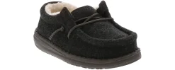 Casual|HEYDUDE Wally Warmth Lined Toddler Boys' (5-10) Casual Shoe Black