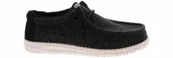 Comfort Shoes|HEYDUDE Wally Warmth Men’s Casual Shoe Black