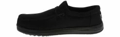 Slip Resistant|HEYDUDE Wally Work Men’s Carbon Toe Work Shoe Black