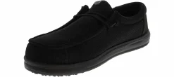Slip Resistant|HEYDUDE Wally Work Men’s Carbon Toe Work Shoe Black