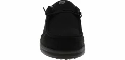 Slip Resistant|HEYDUDE Wally Work Men’s Carbon Toe Work Shoe Black
