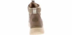 Comfort Shoes|Slip-On|HEYDUDE Wendy Apres Coated Twill Women’s Mid Top Fashion Boot Beige