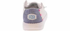 Casual|HEYDUDE Wendy Boho Crochet Youth Girls' (12-4) Casual Shoe White