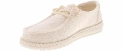 Flat|Comfort Shoes|HEYDUDE Wendy Boho Knit Women’s Casual Shoe White
